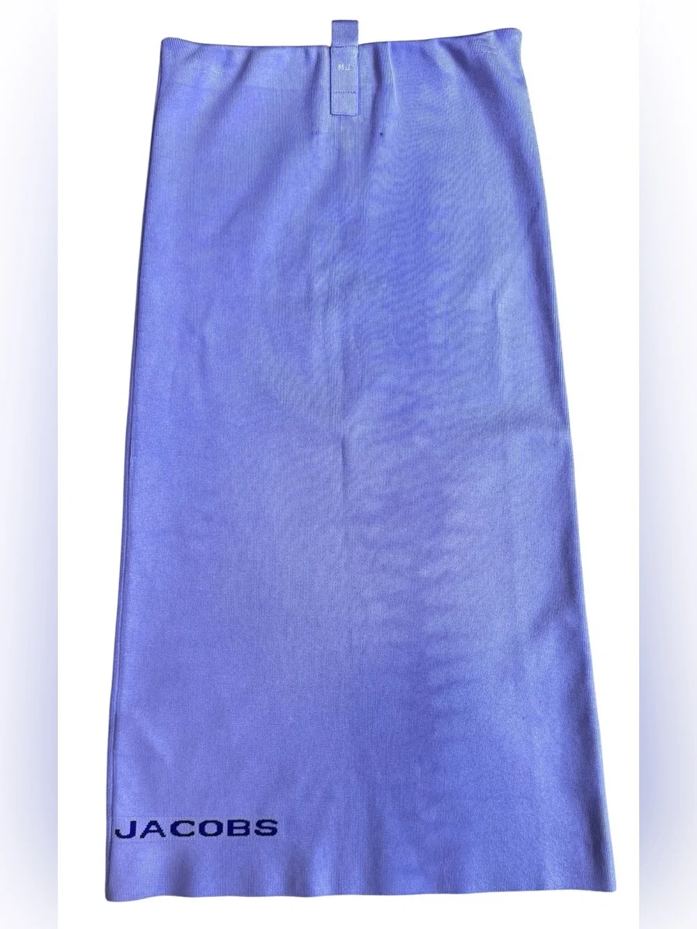 Marc Jacobs Lavender purple Logo Knit Tube Midi Skirt sz XS